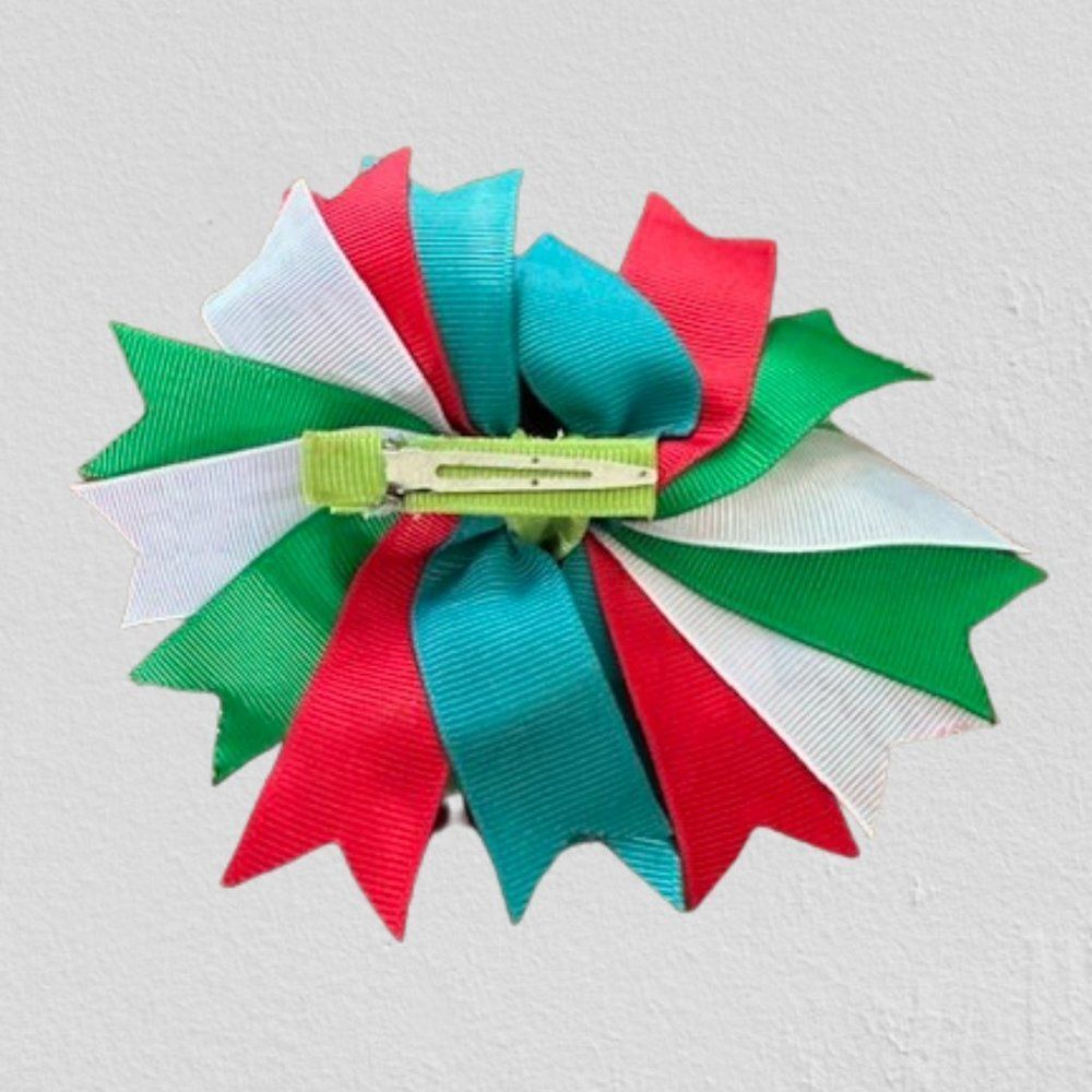 Peppa Pig Holiday Boutique Deluxe Bow 5B4544 Handmade NWT Boutique - Picture 2 of 2